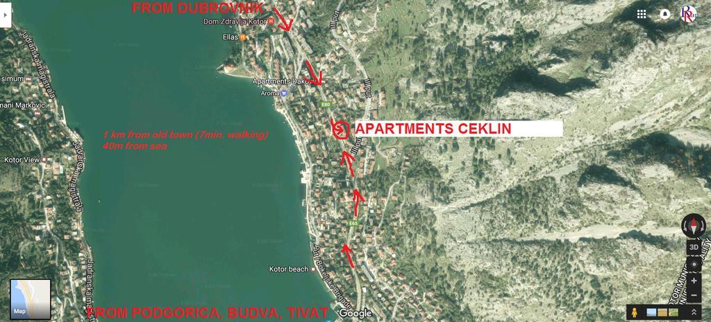 Apartments Ceklin コトル エクステリア 写真